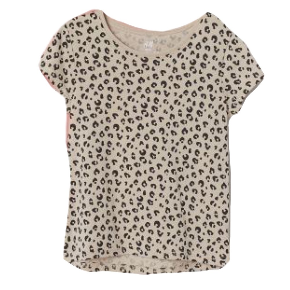 NWOT H&M Leopard Print Cotton T-shirt